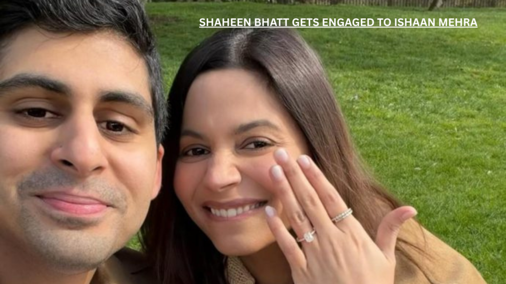 Romantic garden proposal of Shaheen Bhatt and Ishaan Mehra