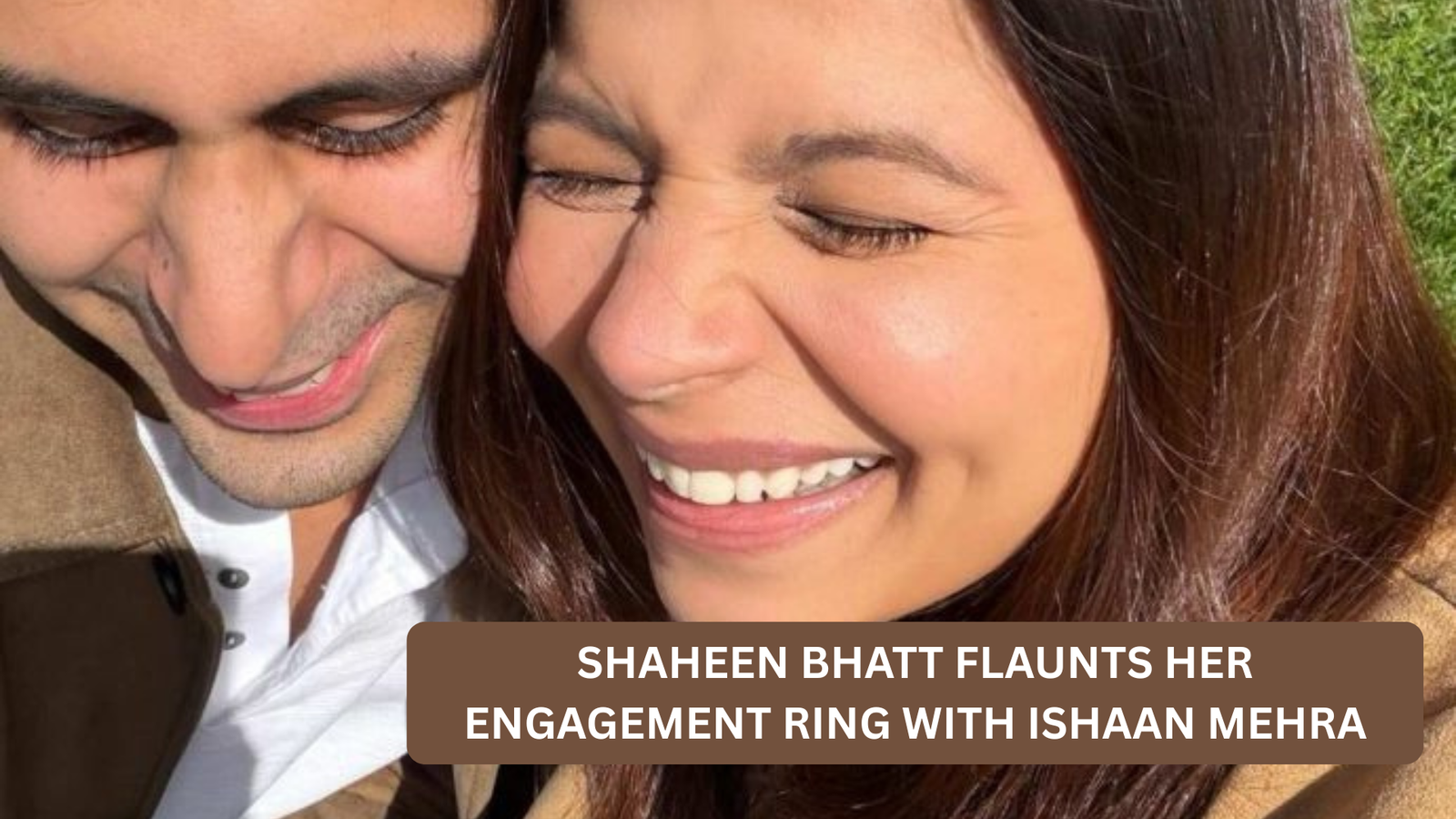 Shaheen Bhatt flaunts her engagement ring with Ishaan Mehra